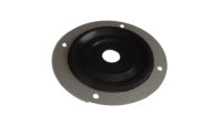 Firewall Grommet - 1 Hole - 3 in OD - 0.500 in ID - Aluminum / Rubber - Black - Each