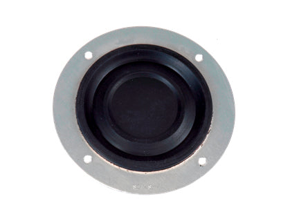 Firewall Grommet - 1 Hole - 3 in OD - Aluminum / Rubber - Black - Each