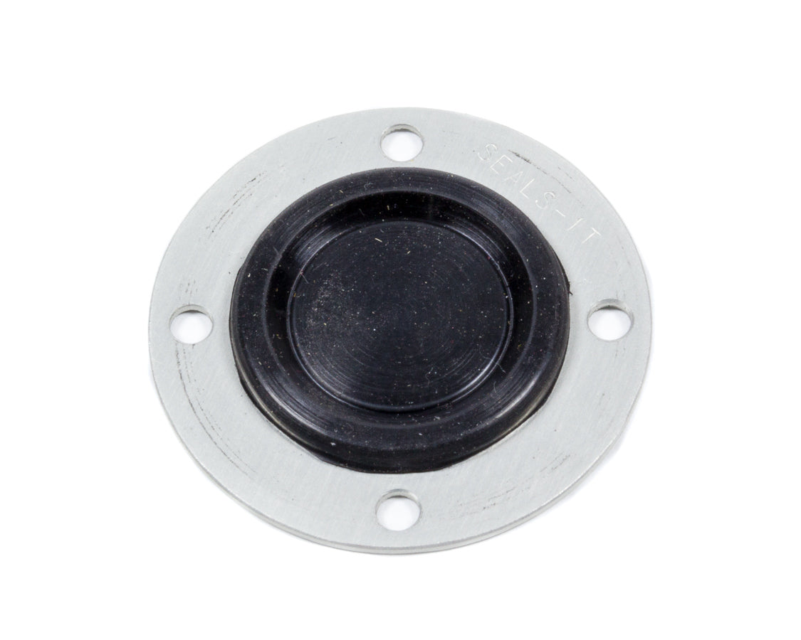 Firewall Grommet - 1 Hole - 1.500 in OD - Aluminum / Rubber - Black - Each