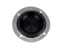 Firewall Grommet - 1 Hole - 2 in OD - Flat - Aluminum / Rubber - Black - Each
