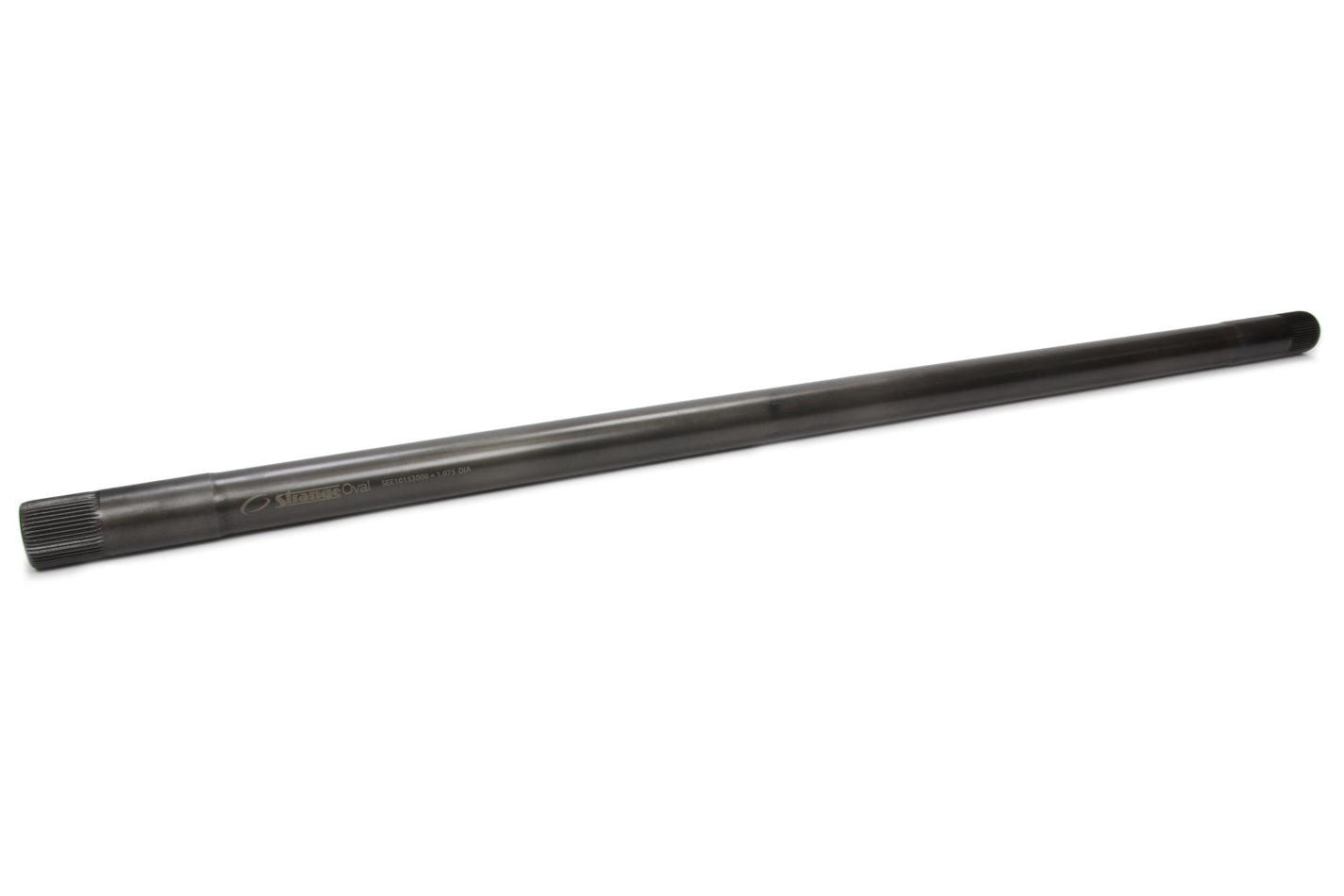 Torsion Bar - Gun Drilled - Tubular - 1.015 in OD - 1-1/8-48 Spline - 30 in Long - Shot Peened - Steel - Natural - Sprint Car - Each