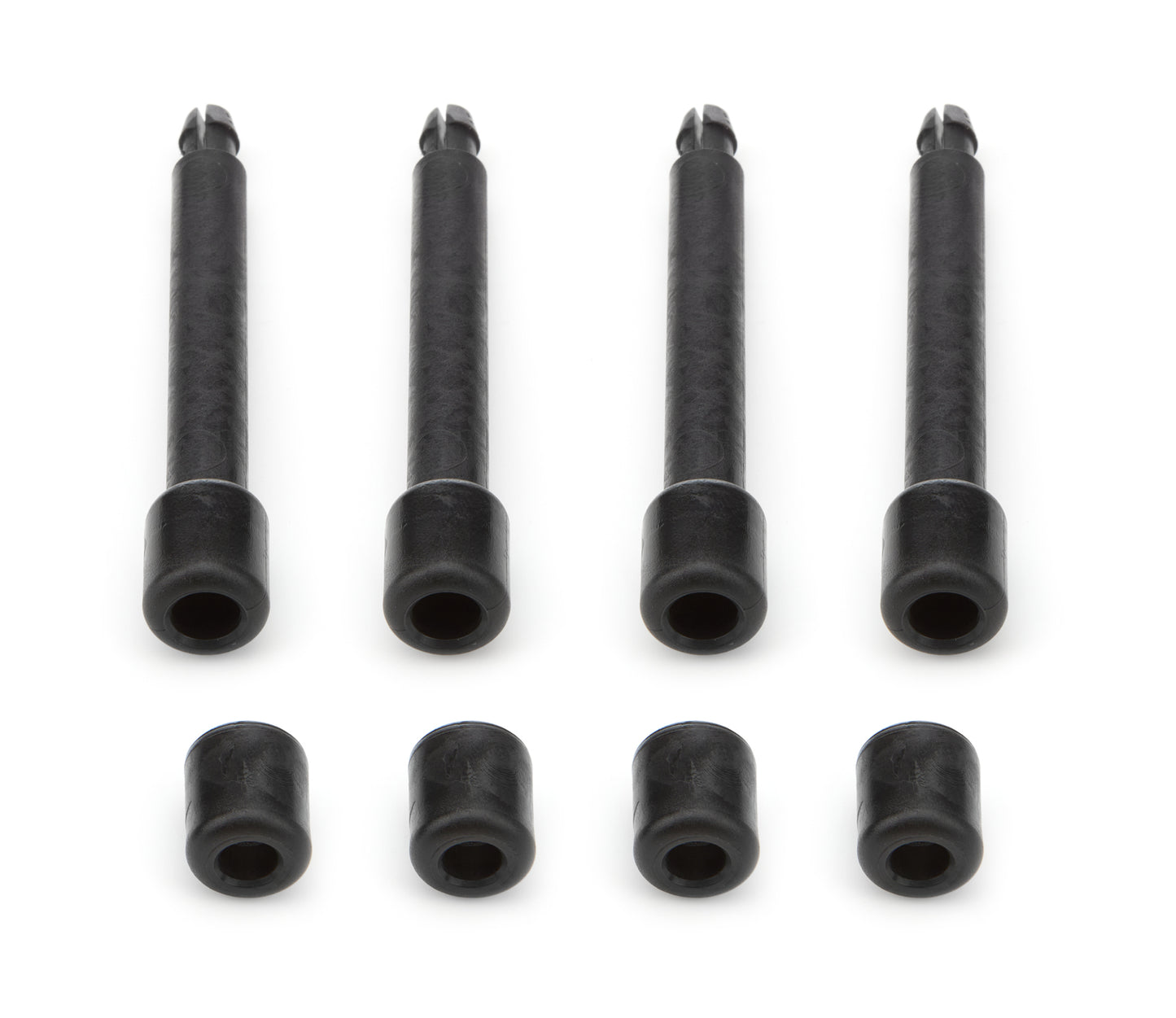 Harness Adjusting Grips - 2 in Belts - Plastic - Black - Set of 4