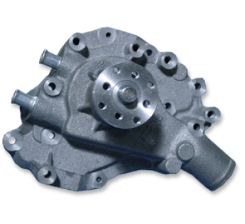 Water Pump - Mechanical - Stage 1 - 3/4 in Pilot - Cast Iron - Natural - Small Block Ford - Each