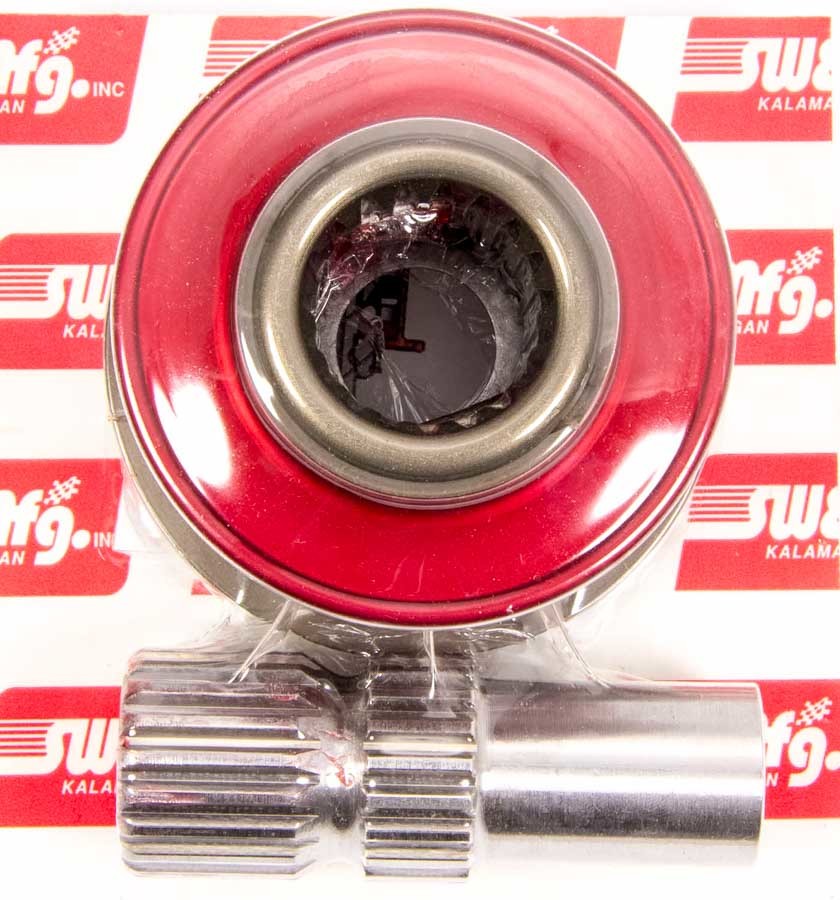Steering Wheel Quick Release - Weld-On - SFI 42.1 - Aluminum - Red Anodized - 6-Bolt Momo / Sparco Steering Wheels - Kit