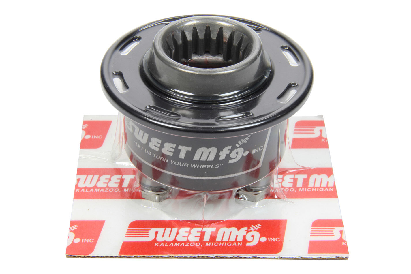 Steering Wheel Quick Release - Bolt-On - SFI 42.1 - Aluminum - Black Anodized - 3-Bolt Sweet Adjustable Steering Columns - Each