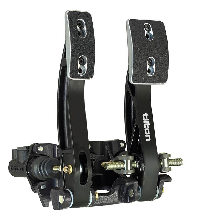 Pedal Assembly - 600-Series - Brake / Clutch - 5.29-5.75:1 Ratio - 10.64 in Long - Forward Swinging Floor Mount - Aluminum - Black Anodized - Each