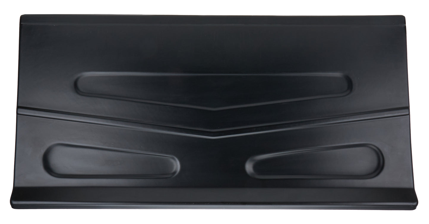 Nose - Center - Plastic - Black - Mini Wedge - Each