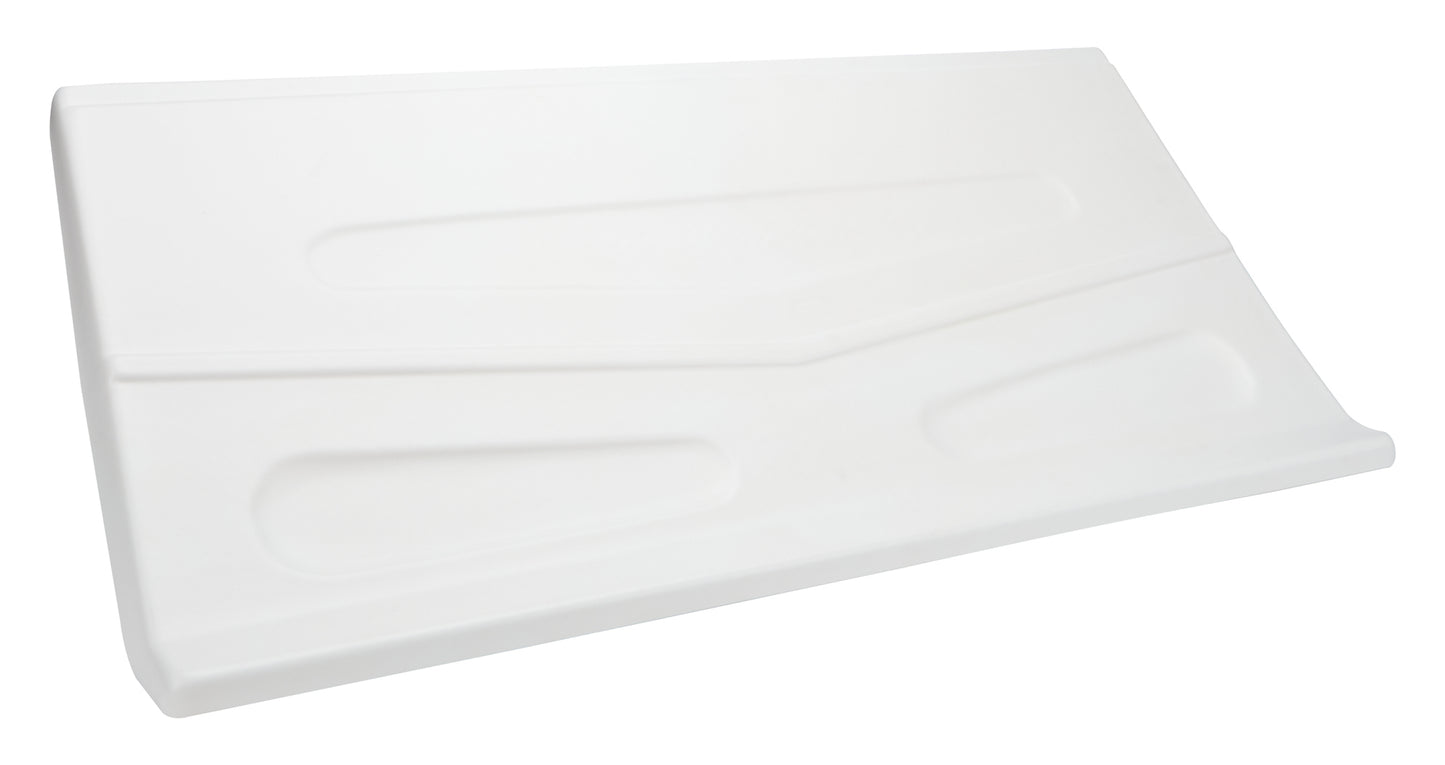 Nose - Center - Plastic - White - Mini Wedge - Each