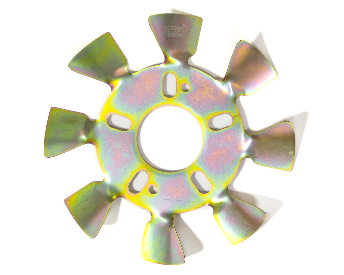 Brake Cooling Fan - Passenger Side - Hub Mounted - 11-1/2 in Diameter - 5 x 4-1/2 to 5-1/8 - 5/8 in Studs - Steel - Cadmium - Each