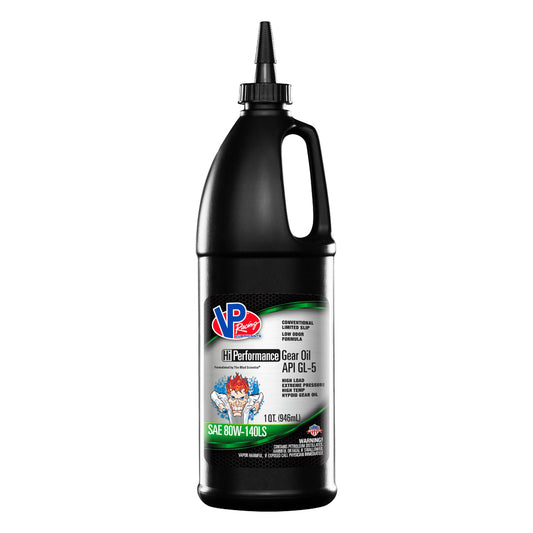 Gear Oil - HiPerformance - 80W140LS - Limited Slip Additive - Conventional - 1 qt Bottle - Each