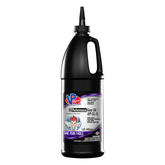 Gear Oil - HiPerformance - 75W140LS - Limited Slip Additive - Synthetic - 1 qt Bottle - Each