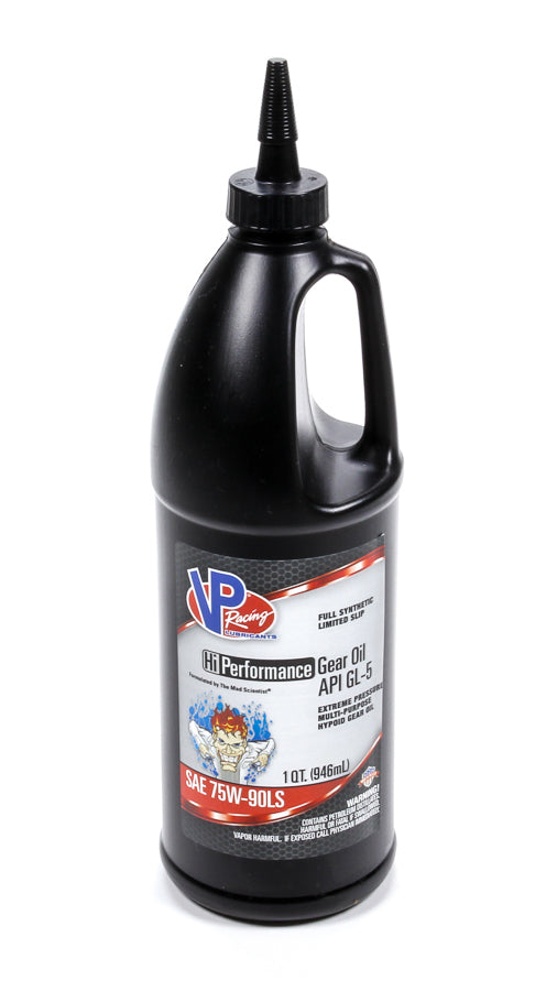 Gear Oil - HiPerformance - 75W90LS - Limited Slip Additive - Synthetic - 1 qt Bottle - Each