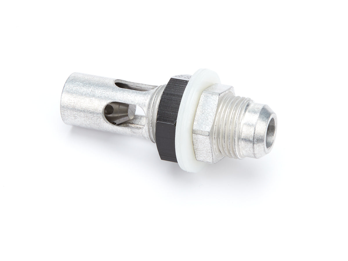 Roll Over Valve - Vent - Internal - Check Valve - 8 AN Male - Nylon Washers - Aluminum - Natural - Each