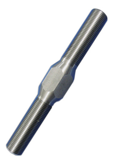 Linkage Adjuster - 3/4-16 in Left Hand Male Thread - 3/4-16 in Right Hand Male Thread - 6-1/2 in Long - Stainless - Natural - Each