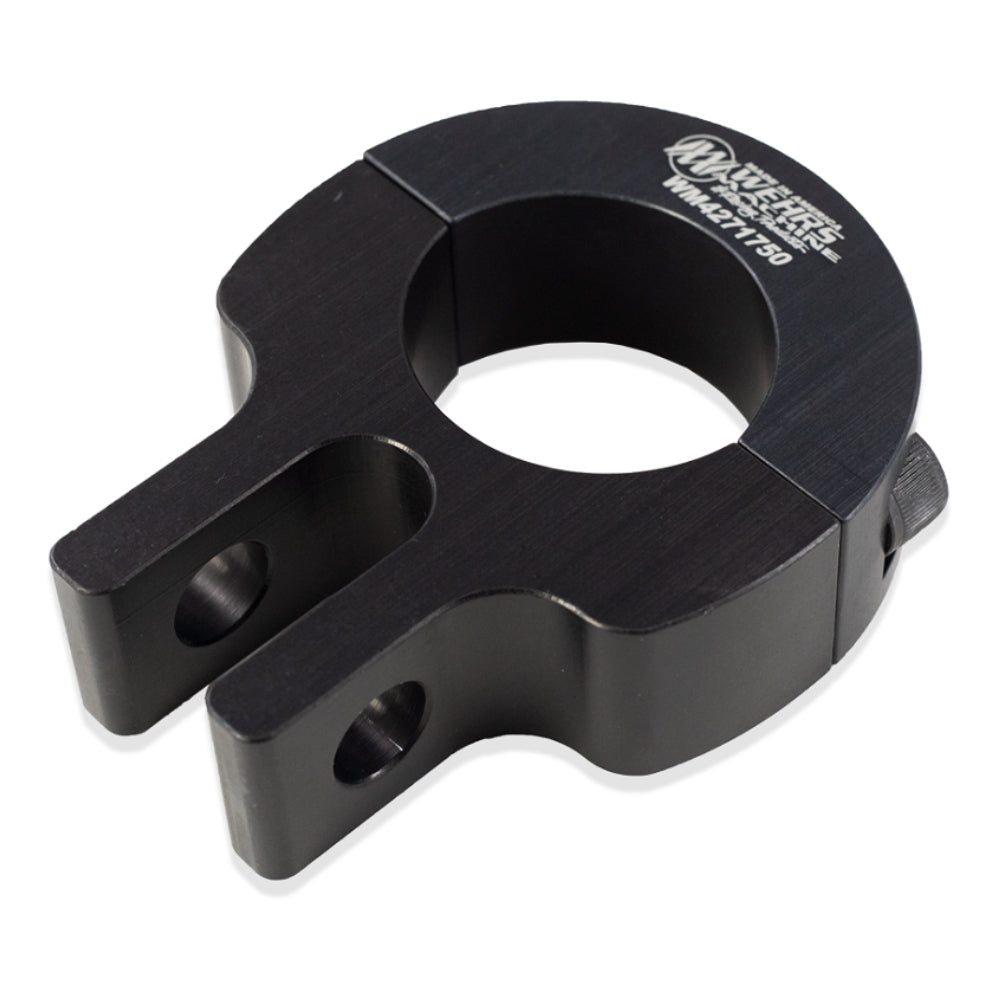 Suspension Limiter Bracket - 1/2 in Slot - Aluminum - Black Anodized - 1-3/4 in Tube - Each
