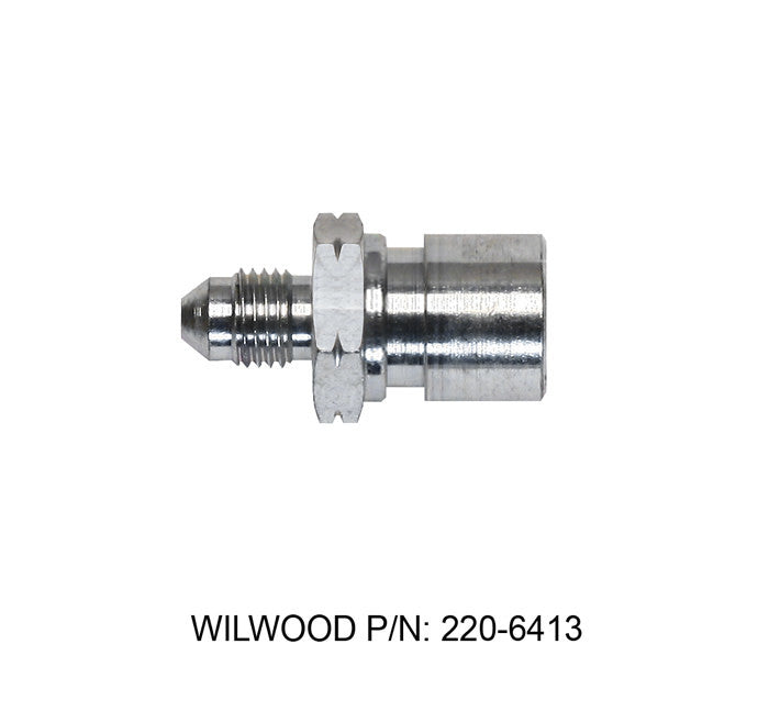 Fitting - Adapter - Straight - 10 mm x 1.00 Inverted Flare Female to 3 AN Male - Steel - Zinc Oxide - Each