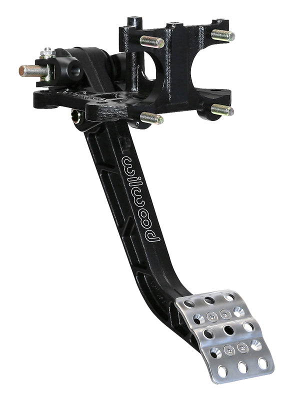 Pedal Assembly - Brake - 5.1 to 1 Ratio - 10.370 in Long - Reverse Swing Mount - Aluminum - Black Paint - Each