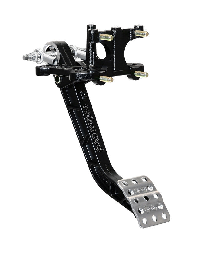 Pedal Assembly - Tru-Bar - Brake - 5.10 to 1 Ratio - 10.14 in Long - Reverse Swing Mount - Aluminum - Black Paint - Each
