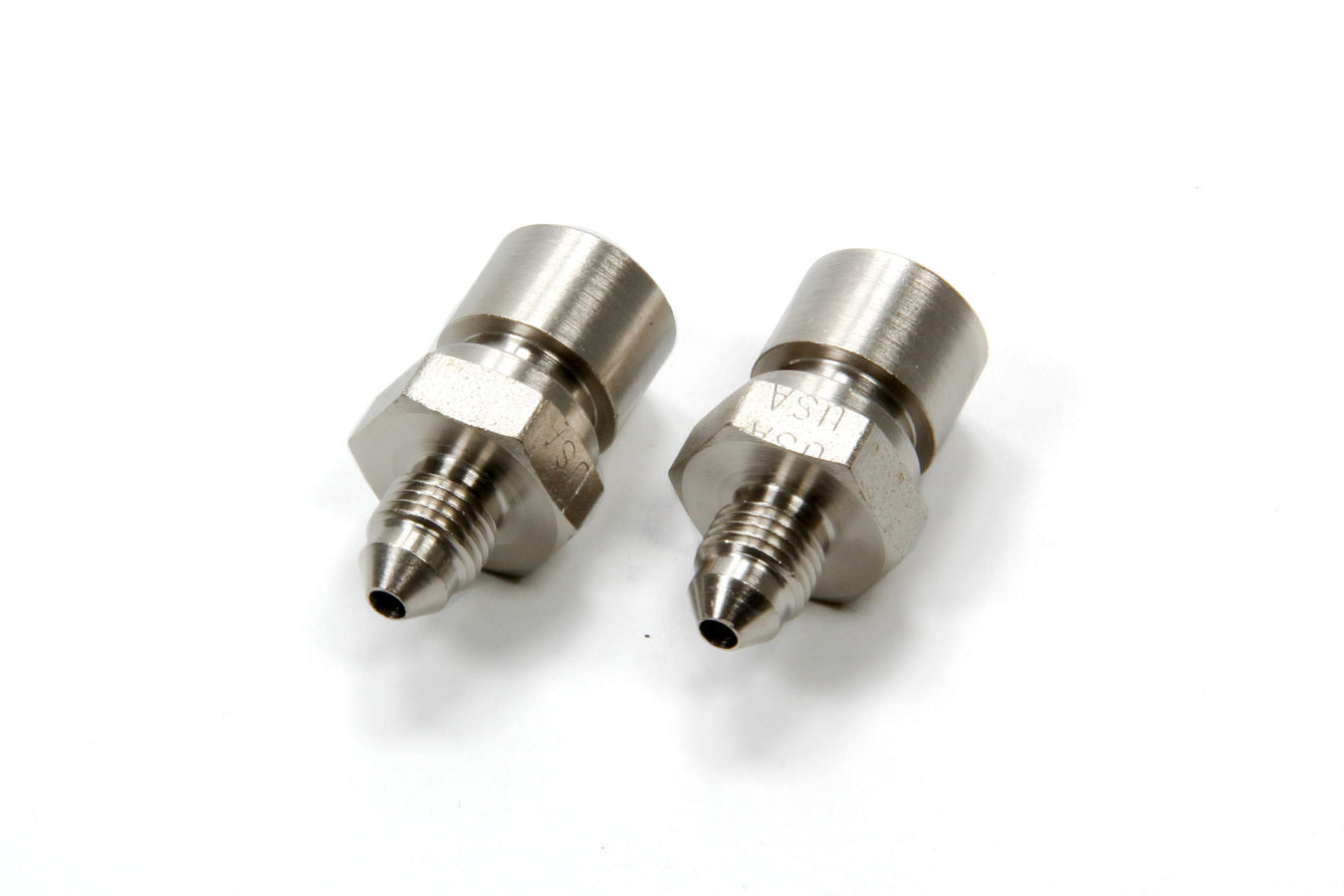 Fitting - Adapter - Straight - 7/16-24 in Inverted Flare Female to 3 AN Male - Steel - Natural - 1/4 in Hardline - Pair