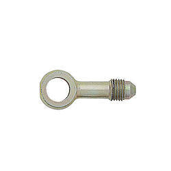 Fitting - Adapter Banjo - Straight - Extended Neck - 3 AN Male to 10 mm Banjo - Steel - Natural - Each