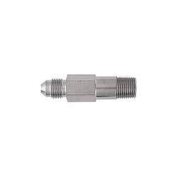 Fitting - Adapter - Straight - 4 AN Male to 1/8 in NPT Male - Long - Steel - Natural - Each