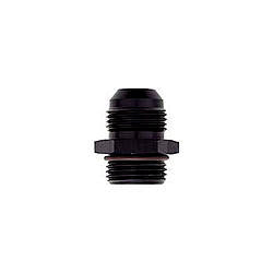 Fitting - Adapter - Straight - 8 AN Male to 10 AN Male O-Ring - Aluminum - Black Anodized - Each
