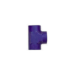 Fitting - Adapter Tee - 1/2 in NPT Female x 1/2 in NPT Female x 1/2 in NPT Female - Aluminum - Blue Anodized - Each