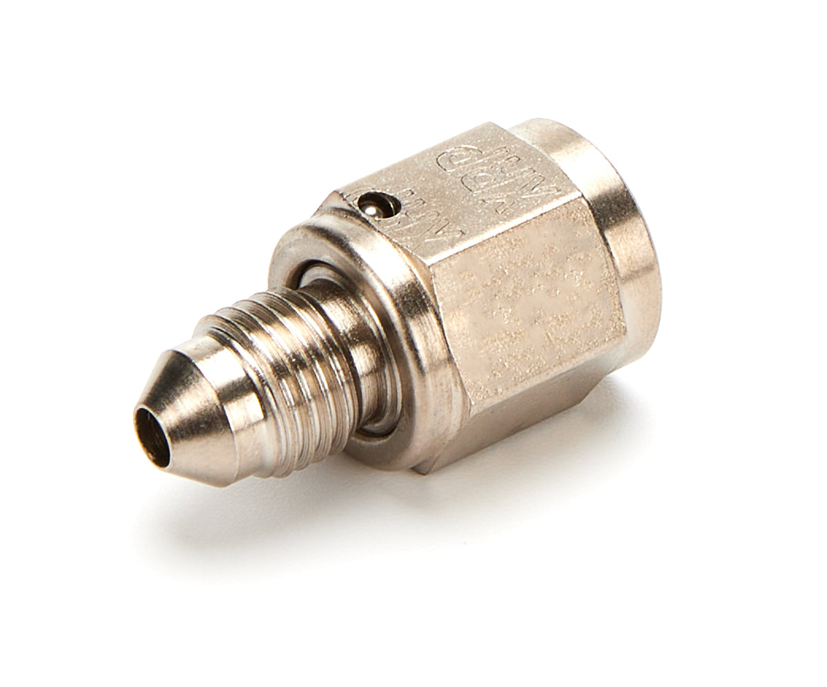 Fitting - Adapter - Straight - 4 AN Female to 3 AN Male - Steel - Natural - Each