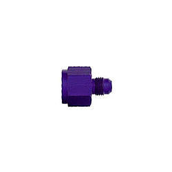 Fitting - Adapter - Straight - 6 AN Female to 4 AN Male - Aluminum - Blue Anodized - Each