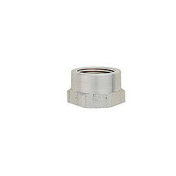 Bung - 1/4 in NPT Female - Weld-On - Raised Surface Fit - Aluminum - Natural - Each