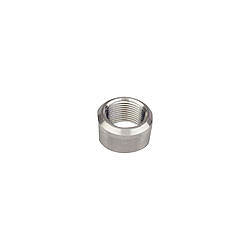 Bung - 3/8 in NPT Female - Weld-On - Recessed Flange - Aluminum - Natural - Each