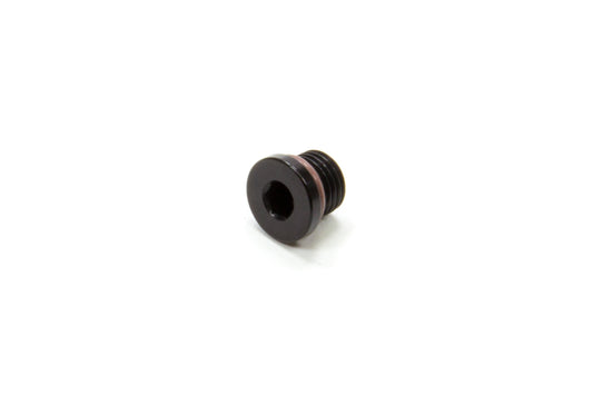 Fitting - Plug - 3 AN - O-Ring - Allen Head - Aluminum - Black Anodized - Each