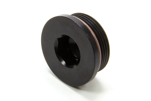 Fitting - Plug - 20 AN - O-Ring - Allen Head - Aluminum - Black Anodized - Each