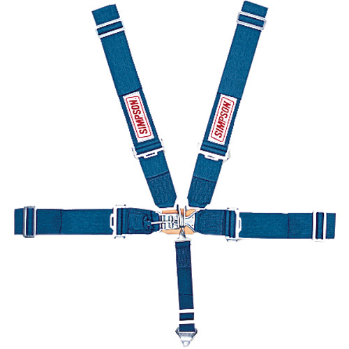 Simpson Racing STD. Latch & Link 5pt. HarnessRed