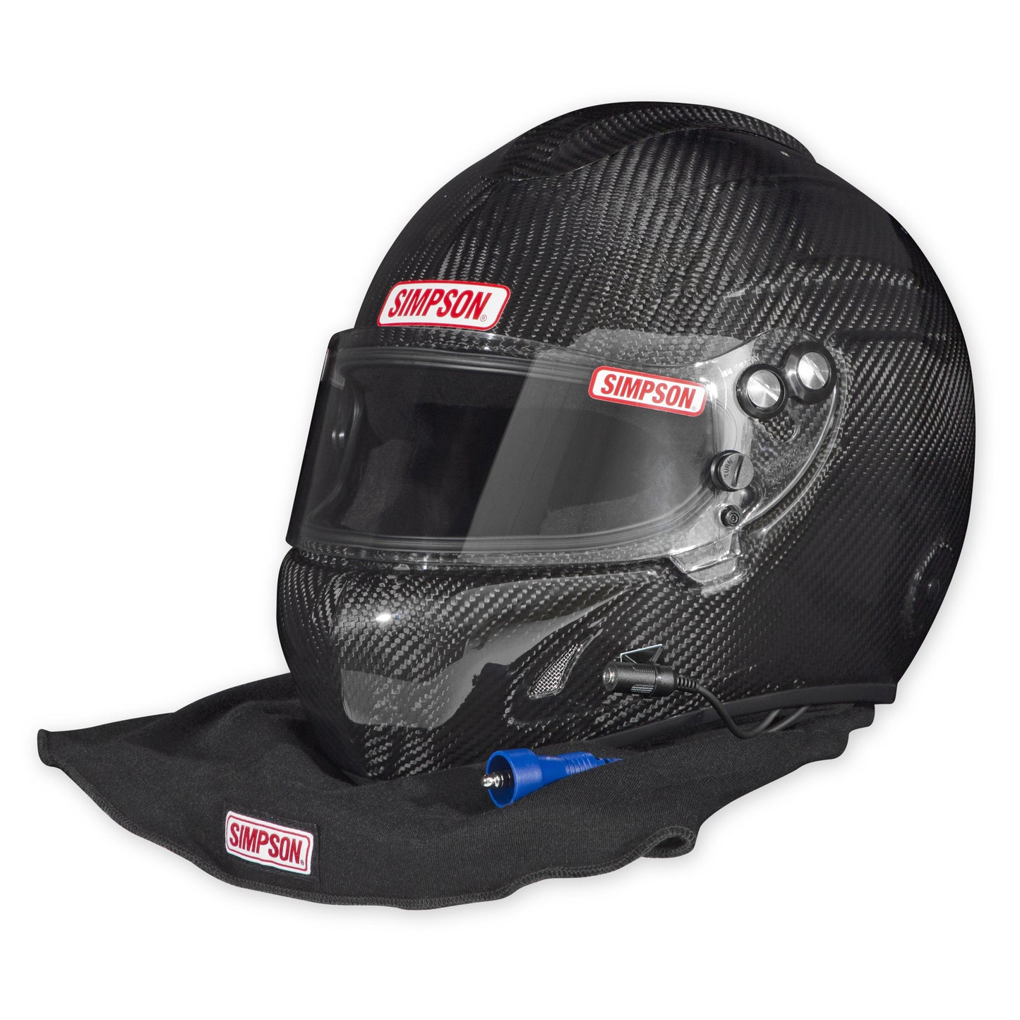 Simpson Racing Desert Devil 3.0 Helmet CARBON LRGLarge - Carbon Fiber