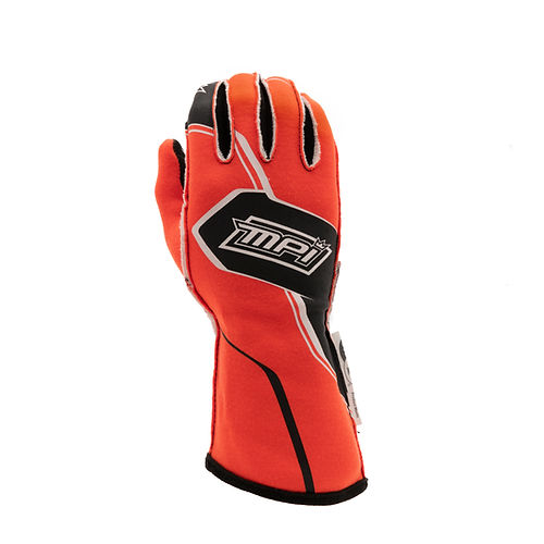 MPI Orange SFI Racing Gloves - Medium