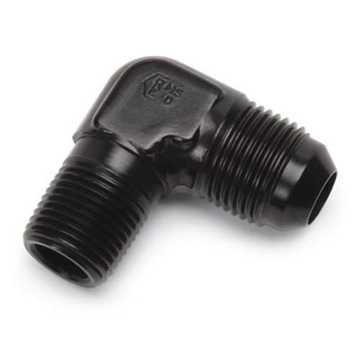 Russell Fitting, Adapter, 90 Degree, 8 AN Male to 3/8 in NPT Male