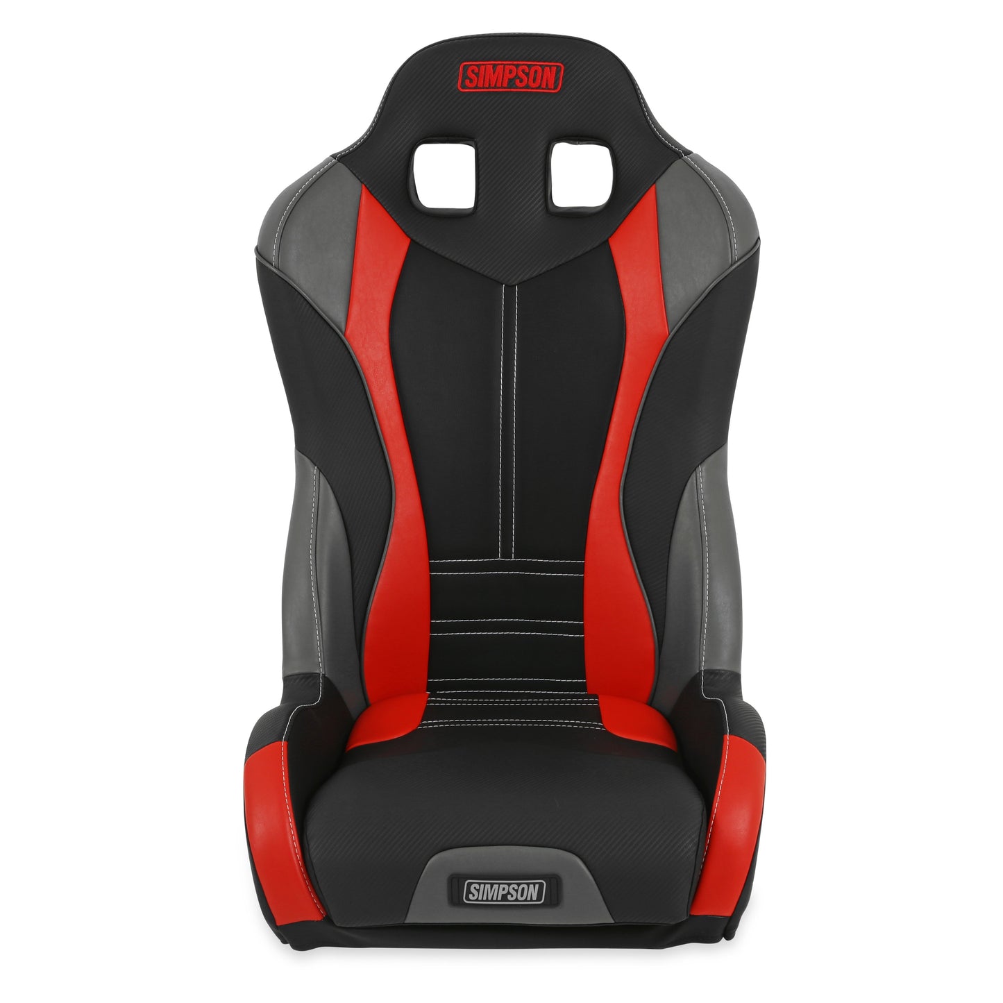 Simpson Racing Pro Sport Off-Road Suspension SeatBlack / Red/ Gray