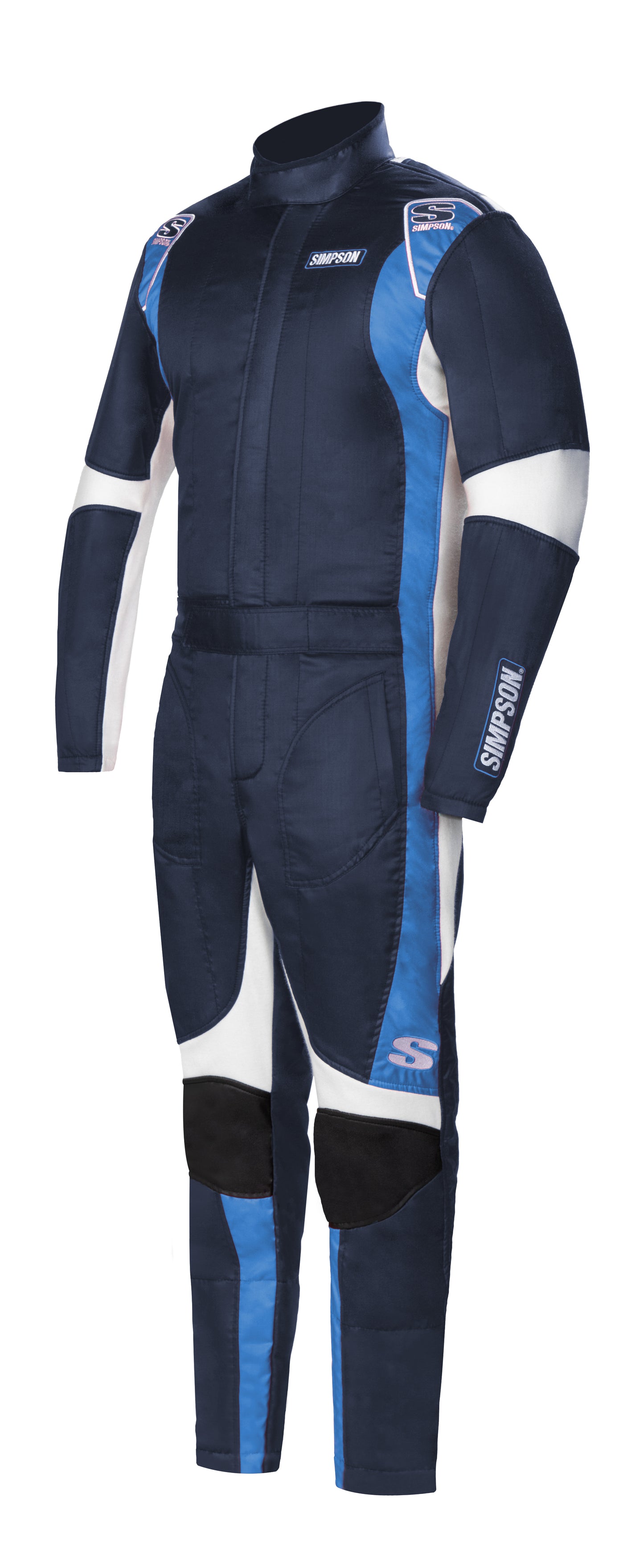 Supercoil Racing Suit Blue - XXLDouble Extra Large - Navy/Bush Blue/White