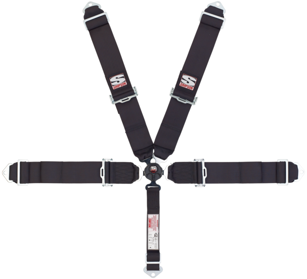 Simpson Racing 3" Camlock HarnessRotary Camlock - 55" - Pull Down - All Black