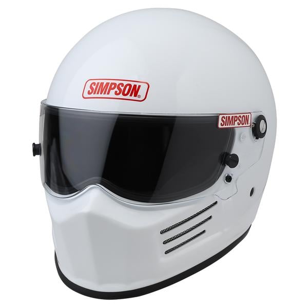 Simpson Racing SA2020 Bandit Racing HelmetMedium - White