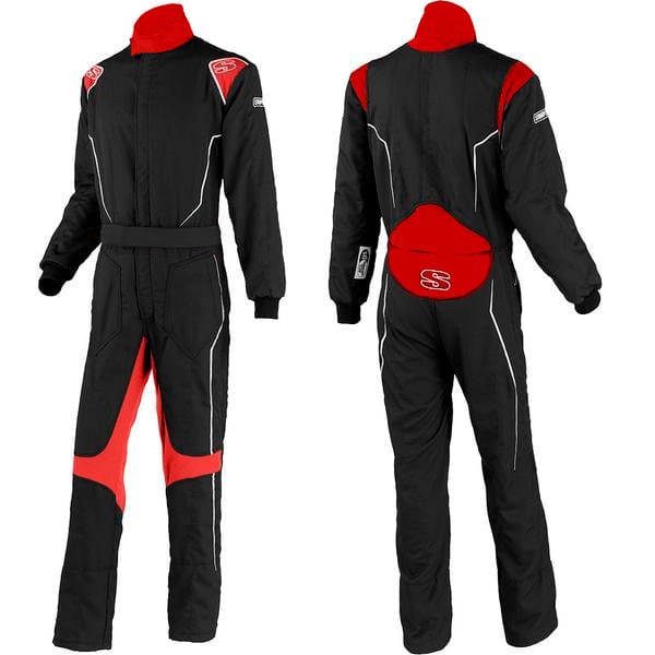 Simpson Racing Helix Racing SuitXX-Large - Red/Black/White Stripe