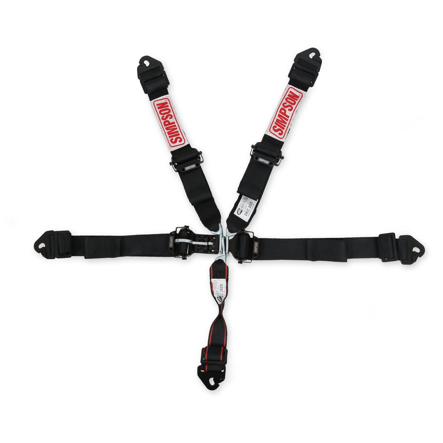Simpson Latch & Link SFI Harness 2" Double Pull down SFI 16.15-point, Clip in