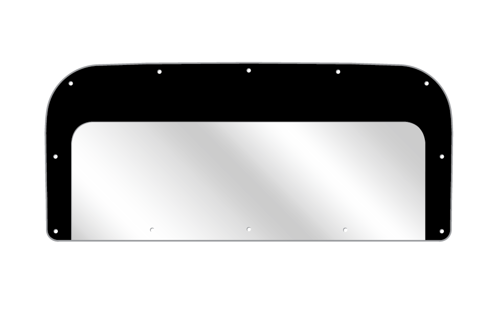 34 Ford Coupe Legend Windshield, Fivestar