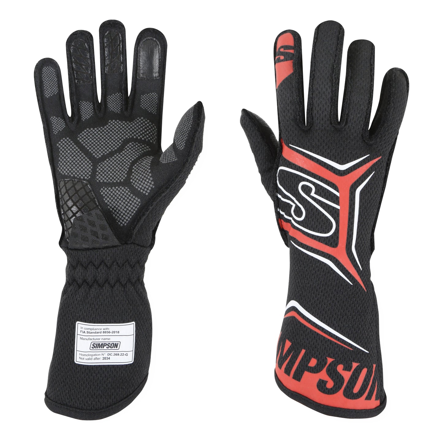 Magnata Racing Gloves Black/Red SmallSmall - Black/Red