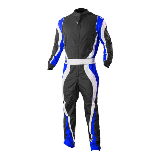 K1 Speed 1 Adult Karting Suit - Blue, Black - Large 56