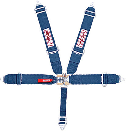 Simpson Racing STD. Latch & Link 5pt. HarnessBlue