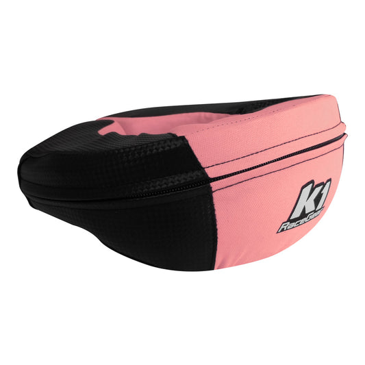 K1 Nylon Youth Karting Neck Collar - Carbon/Pink