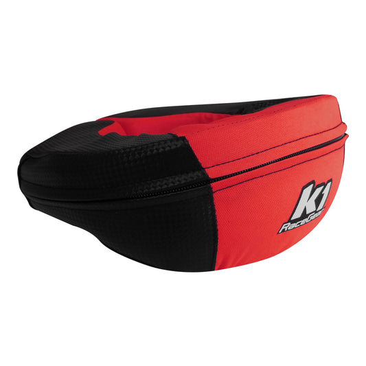 K1 Nylon Youth Karting Neck Collar - Carbon/Red