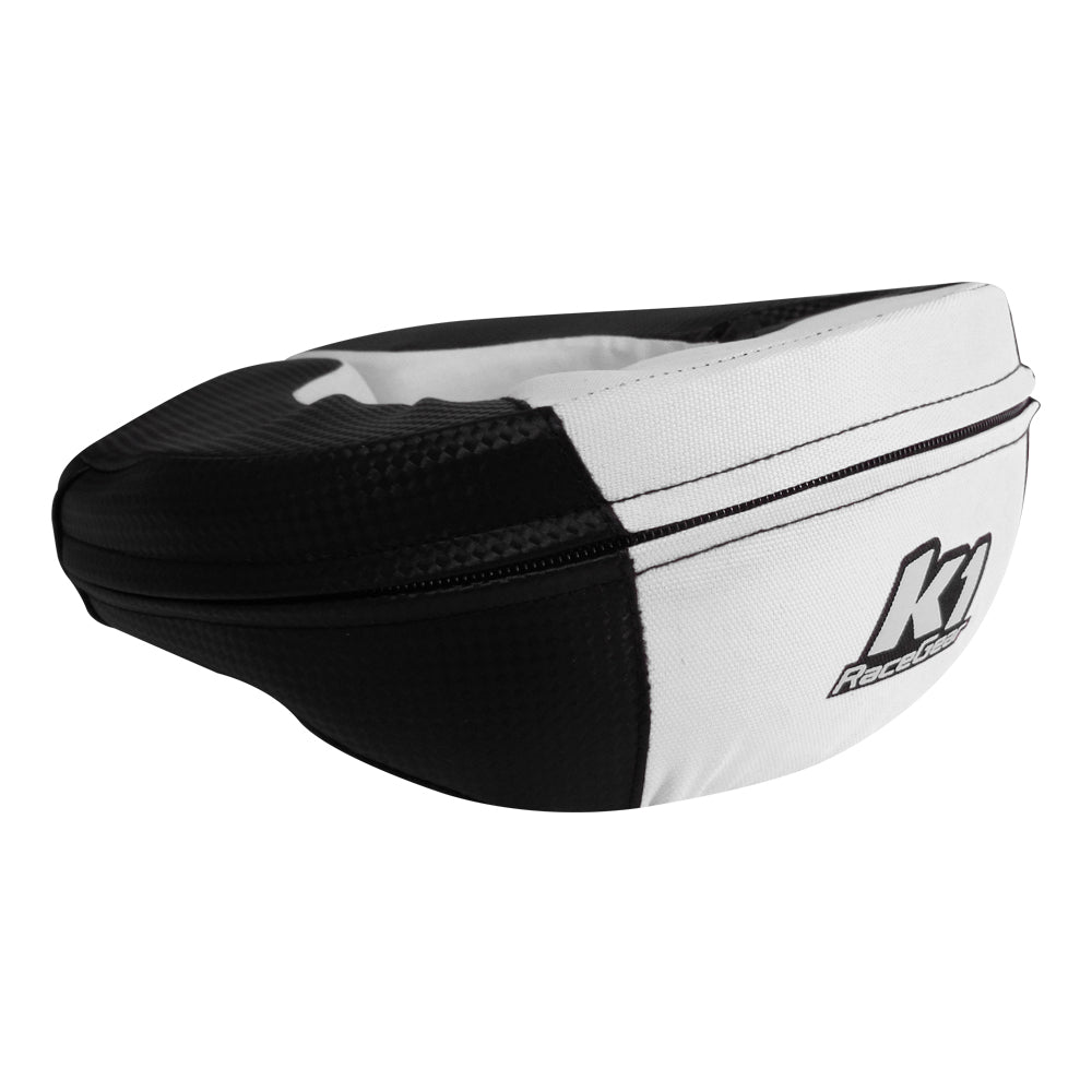 K1 Nylon Youth Karting Neck Collar - Carbon/White